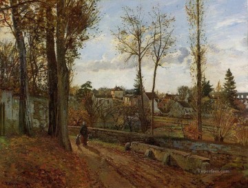 louveciennes 1871 Camille Pissarro scenery Oil Paintings